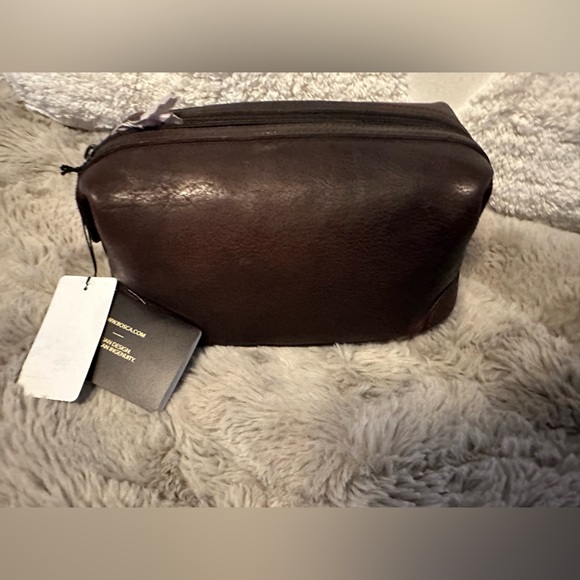 NWT - Bosca Men's Dolce Collection Shave Kit - Dark Brown - Picture 3 of 10